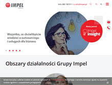 Tablet Screenshot of impel.pl